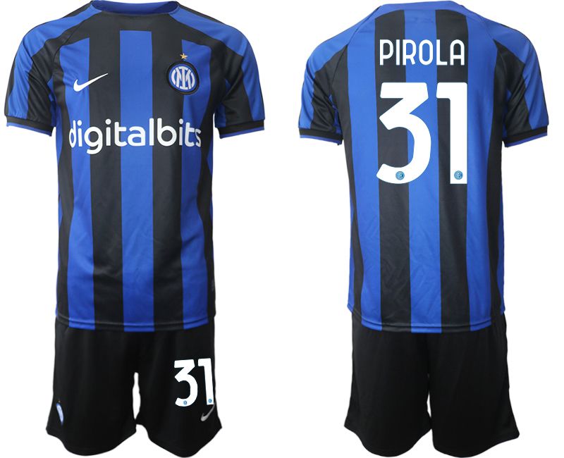 Men 2022-2023 Club Inter Milan home blue #31 Soccer Jersey